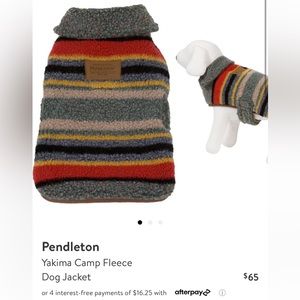Pendleton Yakima Fleece Dog jacket